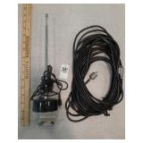 Magnetic antenna Cb cable & mount