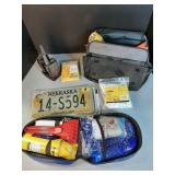Roadside kit, Cobra micro talk radios & more