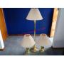 3 brass lamps - working