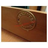 HUNTLEY FURNITURE SERPENTINE FRONT DESK
