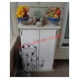 WHITE CABINET & DEOR
