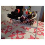 VINTAGE DOLL CRADLE & TOYS