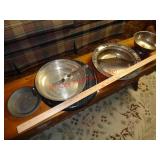 SILVER PLATED BOWLS & LAZY SUSAN