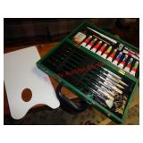 ROYAL LANGNICKEL OIL COLOR PAINT & REGIS BRUSHES