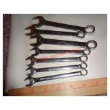 7 SNAP-ON WOEX-70 BRITISH STANDARD WRENCHES