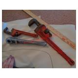 SNAP-ON RATCHET (STRIPPED), RIGID PIPE WRENCHES