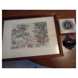 PICTURE, COASTERS, MATCH HOLDER