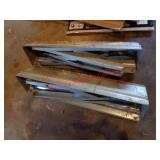 2 METAL SAWHORSES