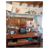 CONTENTS OF WORKBENCH AREA - BRING BOXES TO LOAD