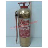 Vintage brass Pyrene foam fire extinguisher