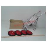 Vintage Little Red Wagon Wheels, Graco baby doll