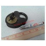 Antique padlock with key, Fairbury Nebraska