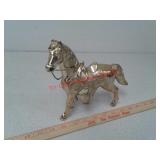Metal horse deco