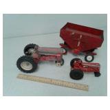Metal Toy tractors - International, Minneapolis