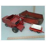 Vintage metal truck toy parts - Structo, Massey