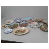 12 painted and collector plates