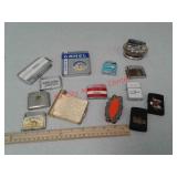 13 cigarette lighters - Camel, Winston, Vulcan
