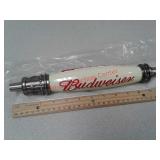 New Budweiser beer tap handle