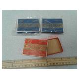 3 vintage gold tip gum boxes