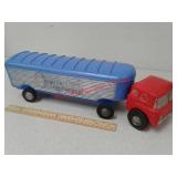 Vintage Empire delivery plastic semi truck toy