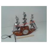 Vintage mastercrafters ship clock - clock does