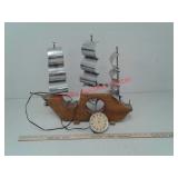 Vintage Oxford ship clock for parts