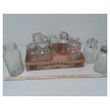 Vintage glass canning jars