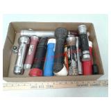 Vintage flashlights and parts