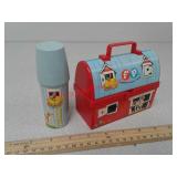 Fisher Price Barn toy lunch box and thermos