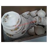 Homer Laughlin China set plates cups bowls
