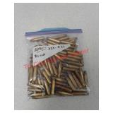 90 rounds 223 5.56 empty brass ammo shells