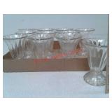 11 glass ice cream sundae glasses