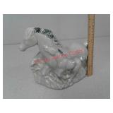 Vintage horse and pony TV lamp