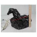 Vintage horse and pony TV lamp