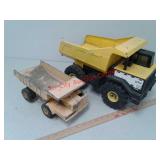 Tonka dump truck and IH international pay hauler