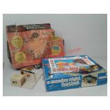 Vintage toys - Gilbert Erector Set, Spira toss,