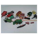Vintage metal and plastic toys - Hubley, Tootsie
