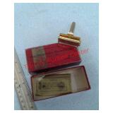 Vintage Valet AutoStrop safety razor straight edge