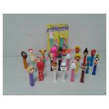 25 Pez candy dispensers - Batman, Taz, Goofy,