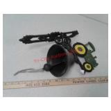 Cast iron green tractor Dinner Bell
