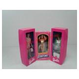 3 Barbie dolls