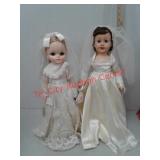 2 effanbee bride dolls - Miss chips and little