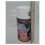Chuck Connors cowboy in Africa thermos with lids