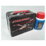 Star Wars metal lunch box w/ thermos 1977 thermos