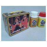 Mork & Mindy metal lunch box & 2 thermoses -