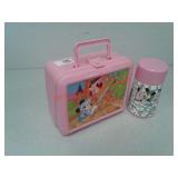 Mickey and Minnie Mouse plastic lunch box and