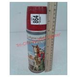 Roy Rogers Dale Evans holtemp thermos Double R