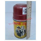 Hopalong Cassidy Aladdin Thermos with lids