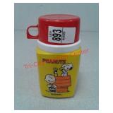 Peanuts plastic thermos with lid by thermos