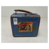 Vintage space cadet 1952 metal lunch box by
